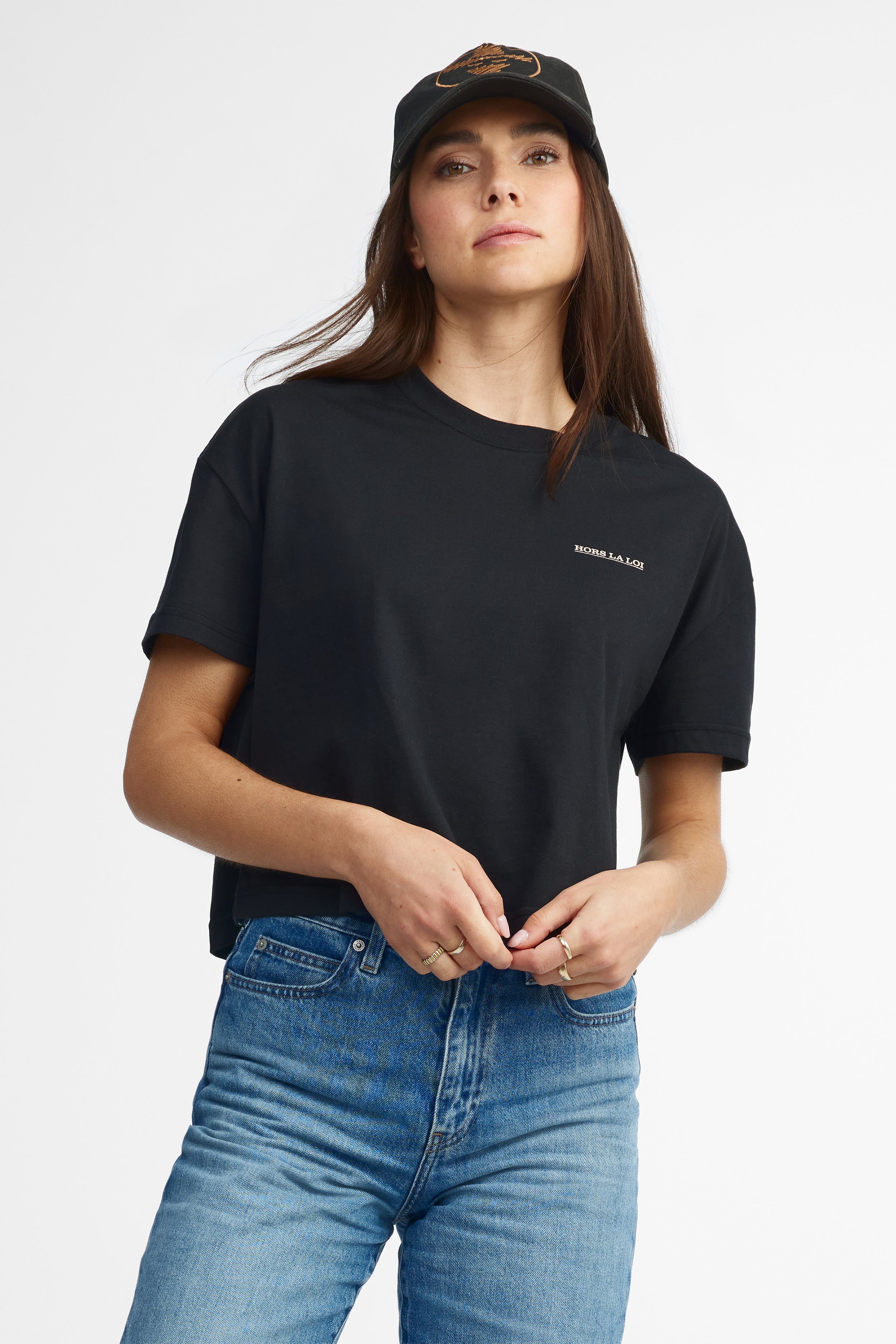 Cropped t-shirt for women