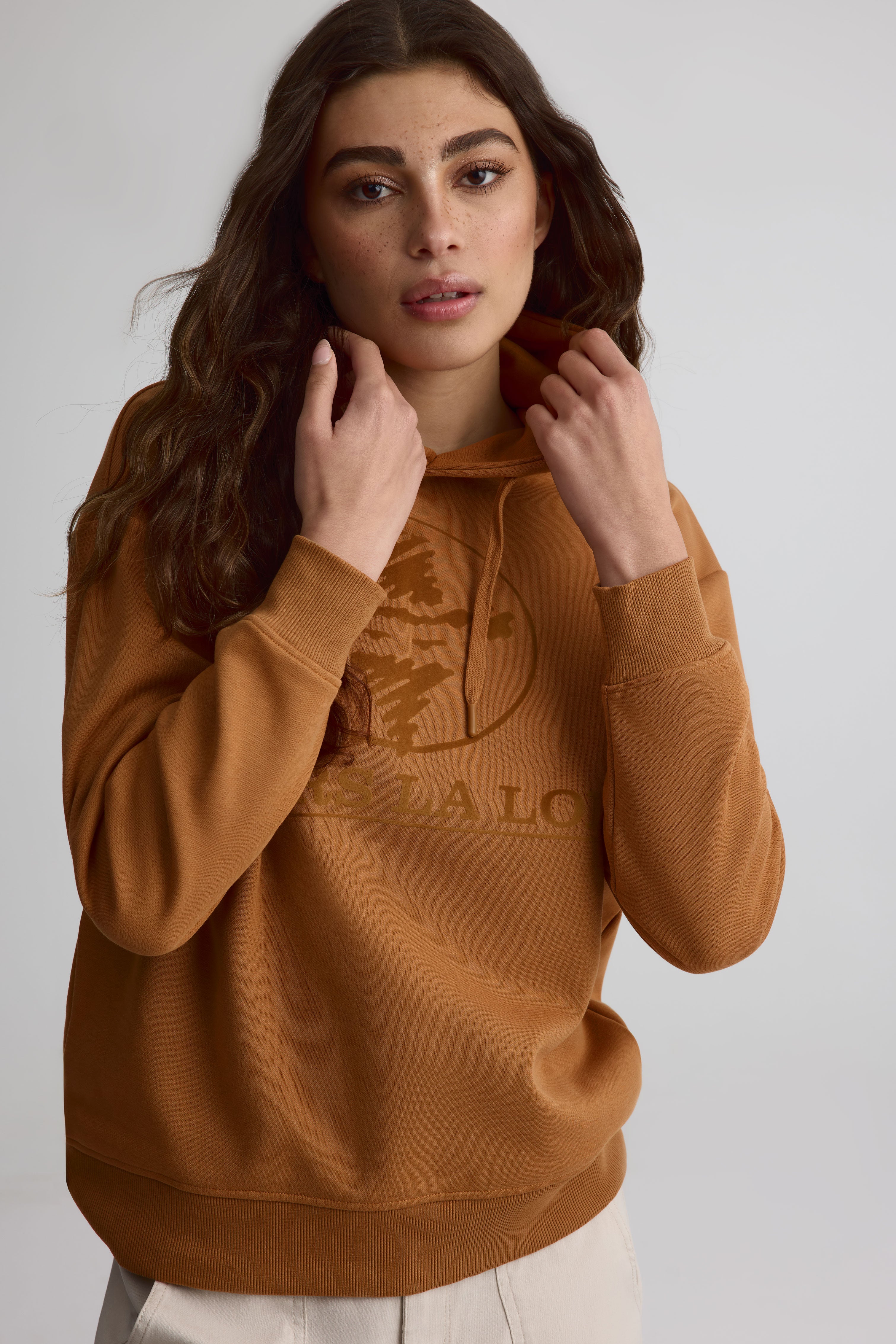 Hooded fleece sweatshirt for women