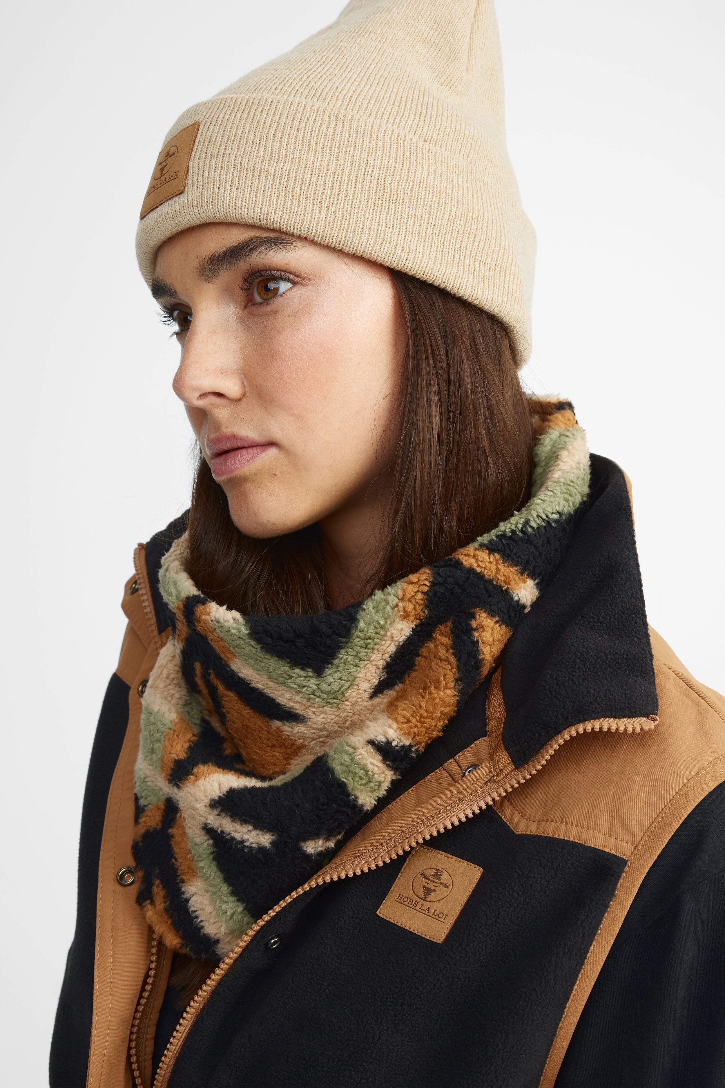 Ski and snow fleece neck warmer