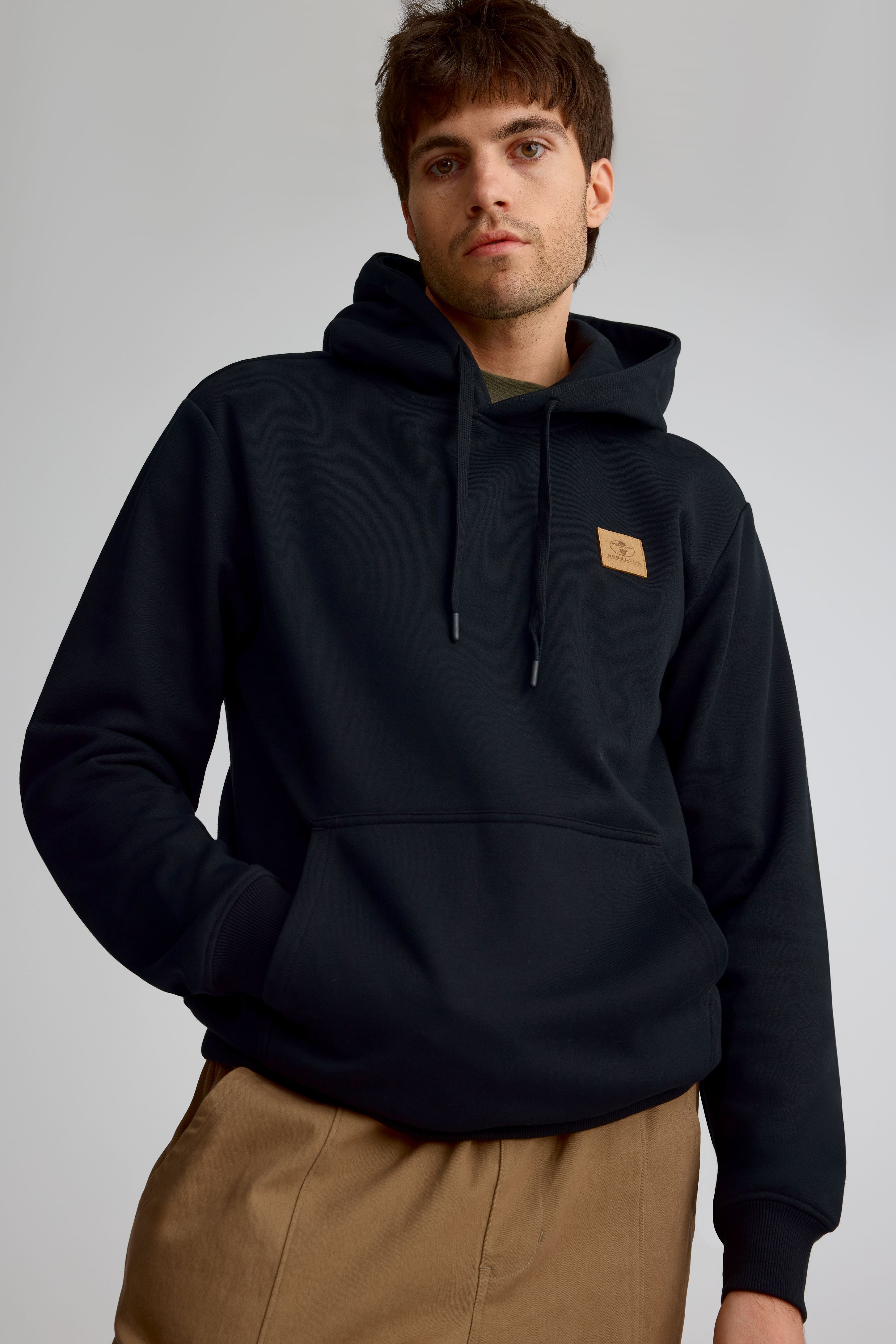 Chandail coton ouaté à capuchon pour homme