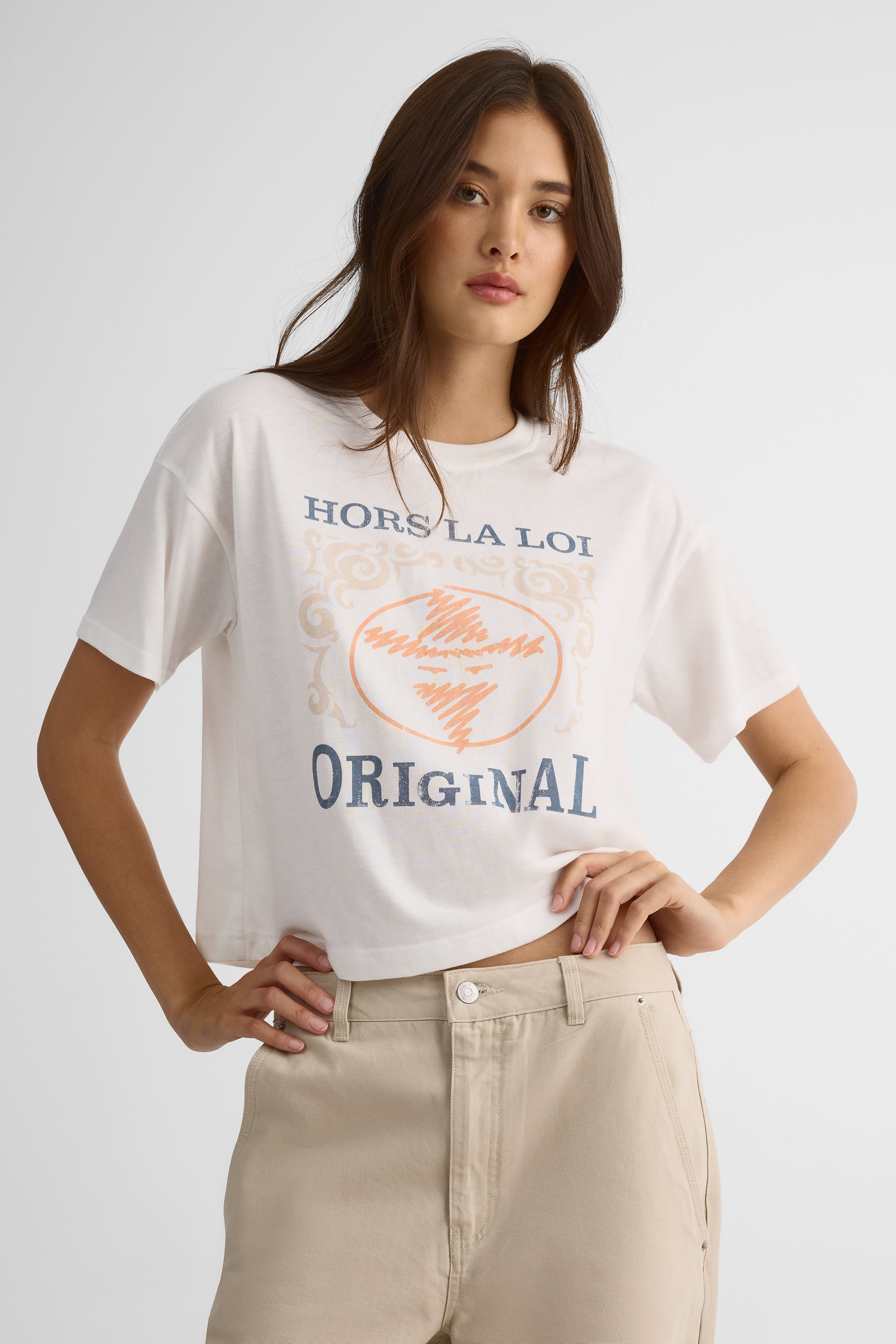 Cropped t-shirt for women – The Signature III