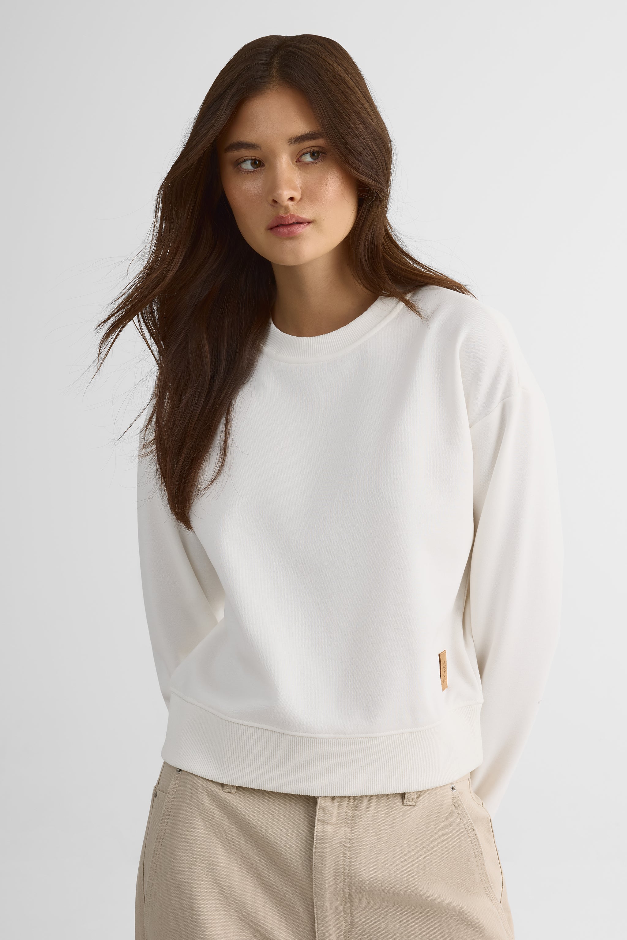 Crewneck fleece sweatshirt for women – The Modern II