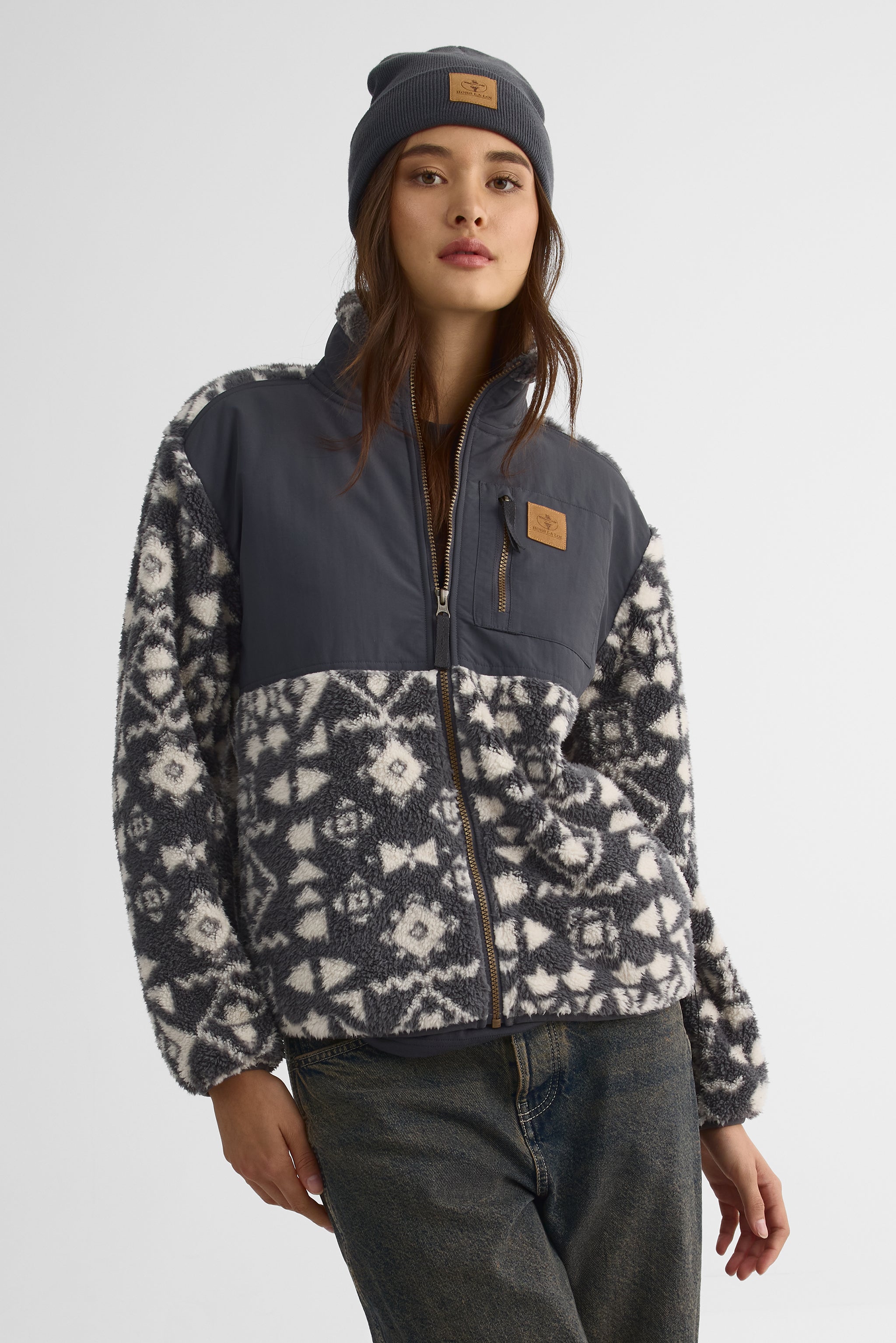 Full-zip plush jacket for women – The Sidekick