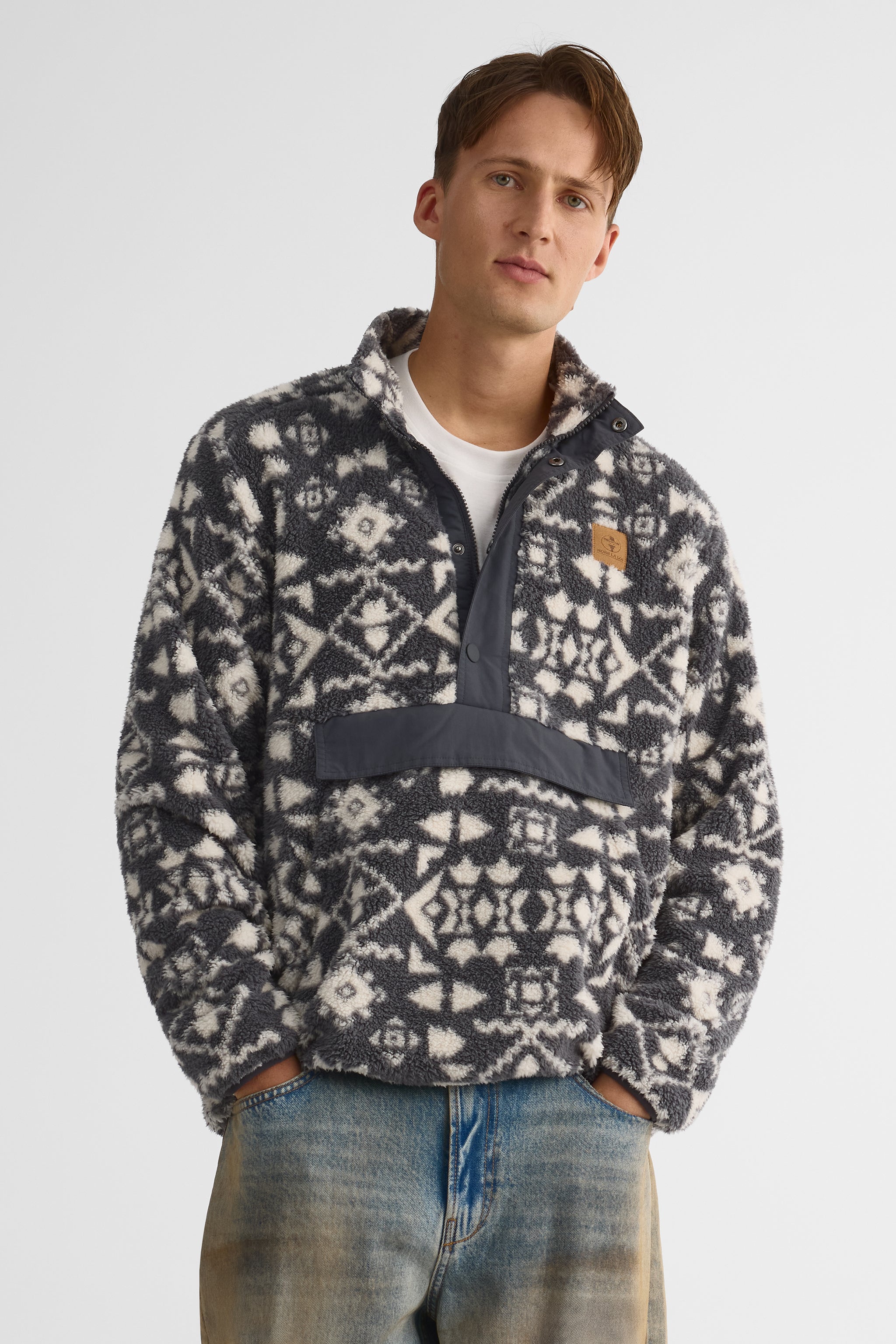 High-collar plush pullover for men – The Soft One III