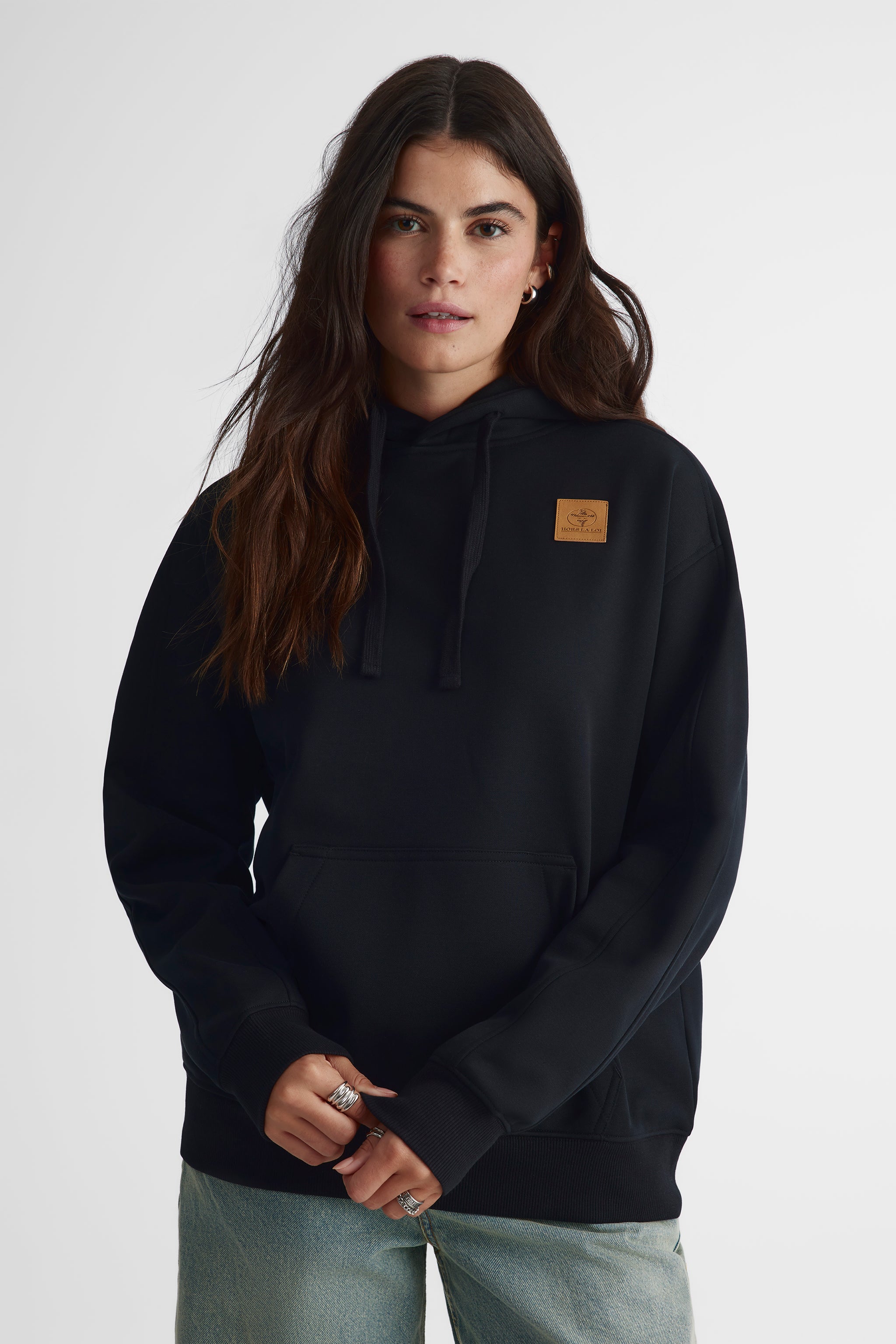 Chandail coton ouaté à capuchon pour femme