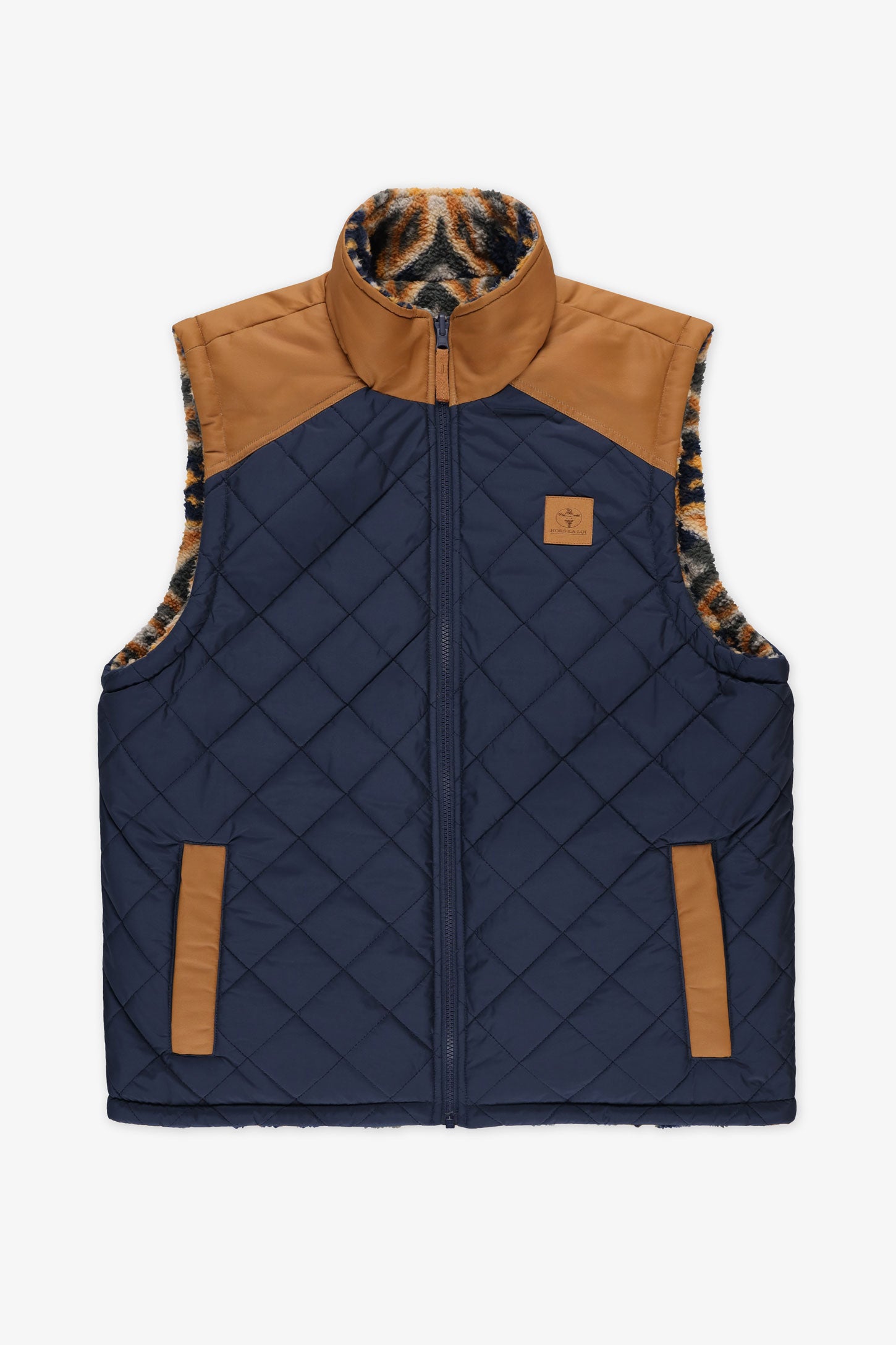 Quilted vest for men