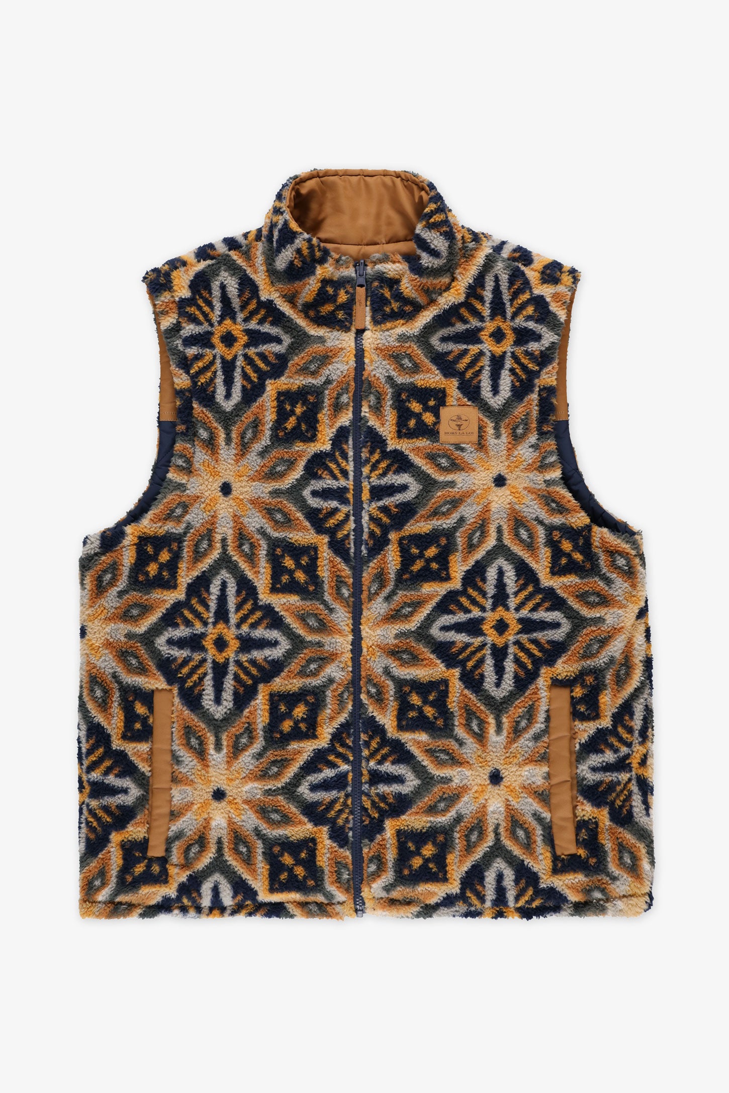 Quilted vest for men