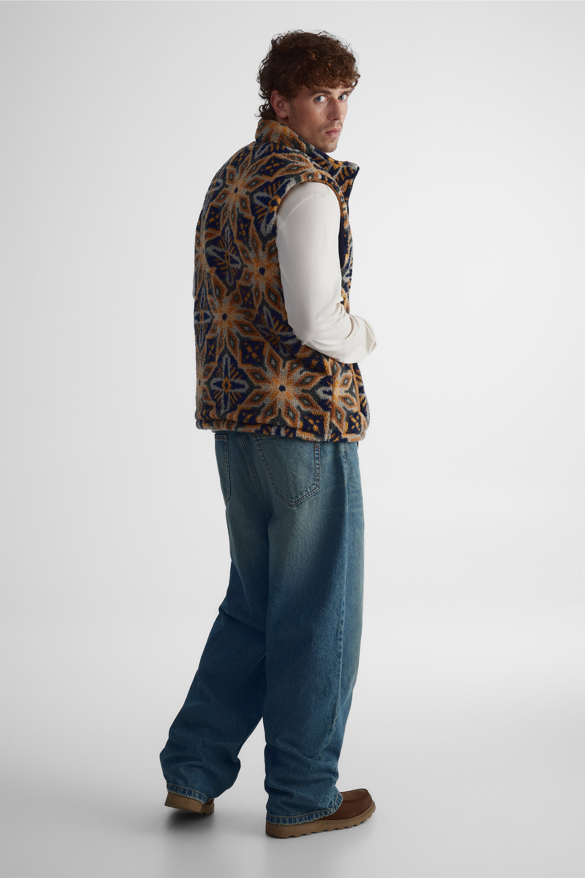Quilted vest for men