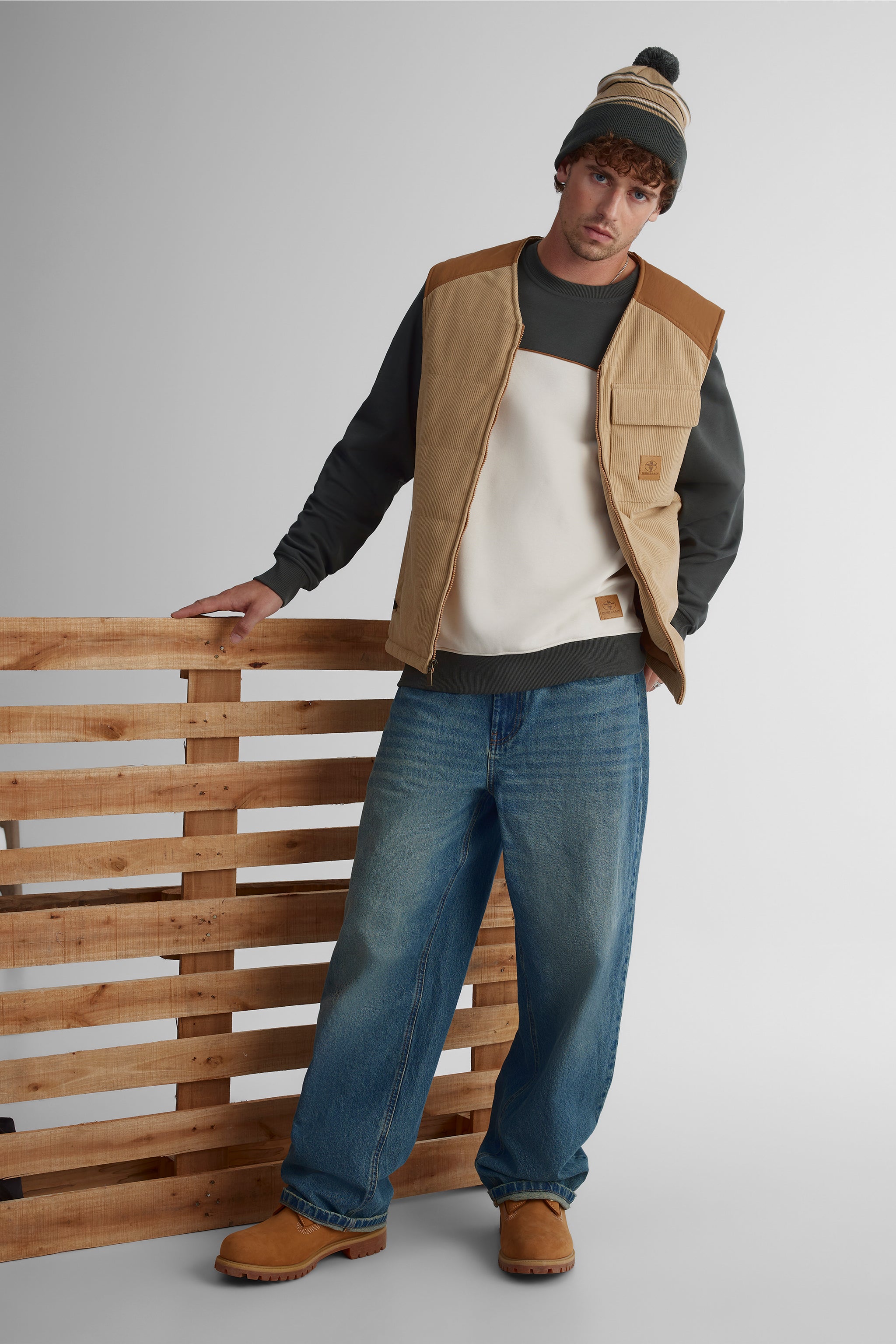 Veste sans manches isolée pour homme