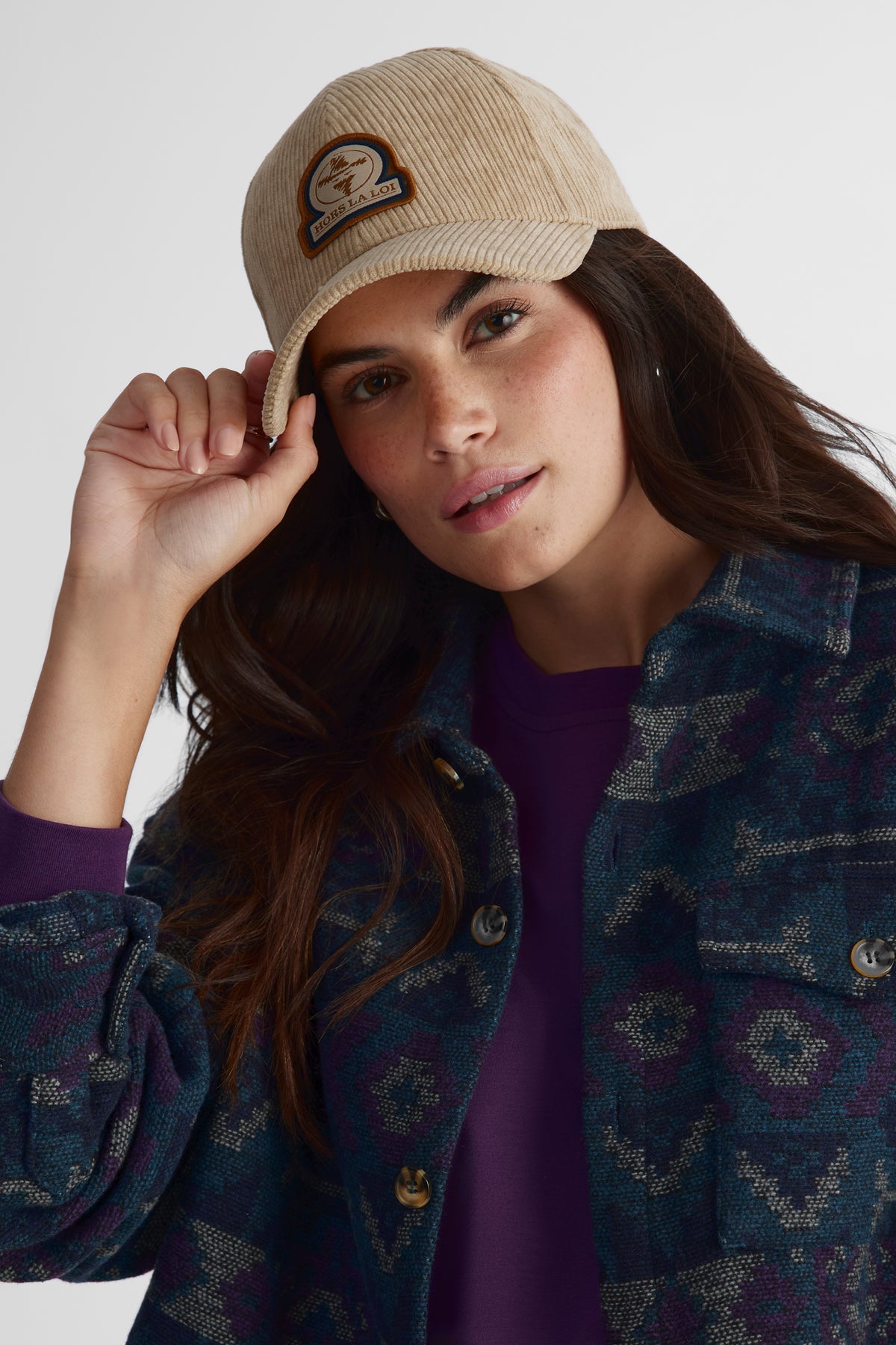 Unisex corduroy cap