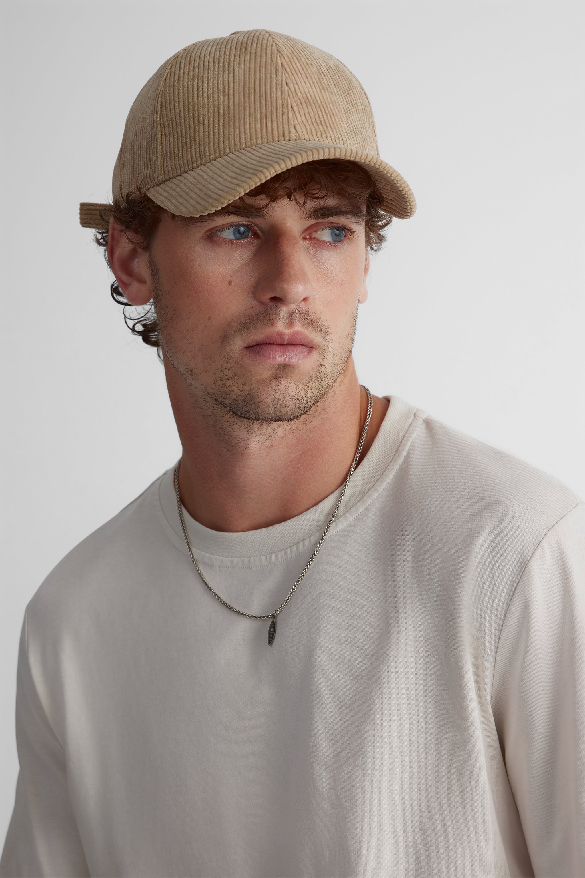 Casquette unisexe en velours côtelé